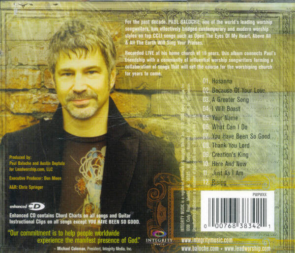 Paul Baloche : A Greater Song (CD, Album, Enh, RE)
