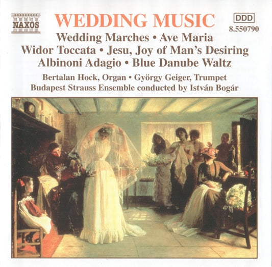 Bertalan Hock, György Geiger, Budapest Strauss Ensemble, István Bogár : Wedding Music (CD, Album, RE)