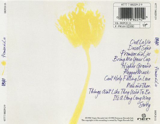 UB40 : Promises And Lies (CD, Album)