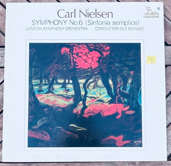 Carl Nielsen, London Symphony Orchestra, Ole Schmidt : Symphony No. 6 (Sinfonia Semplice) (LP)
