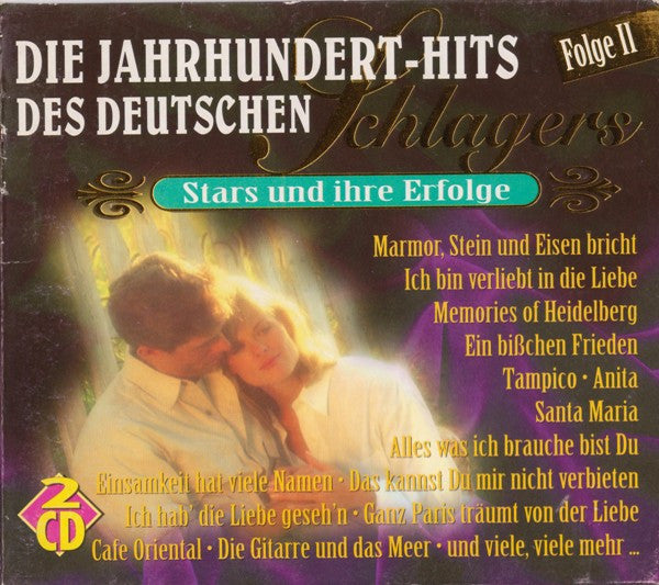Various : Die Jahrhundert-Hits Des Deutschen Schlagers - Folge II - Stars Und Ihre Erfolge (2xCD, Comp + Box)