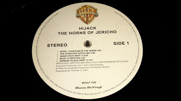 Hijack (2) : The Horns Of Jericho (LP, Album, RE, 180)