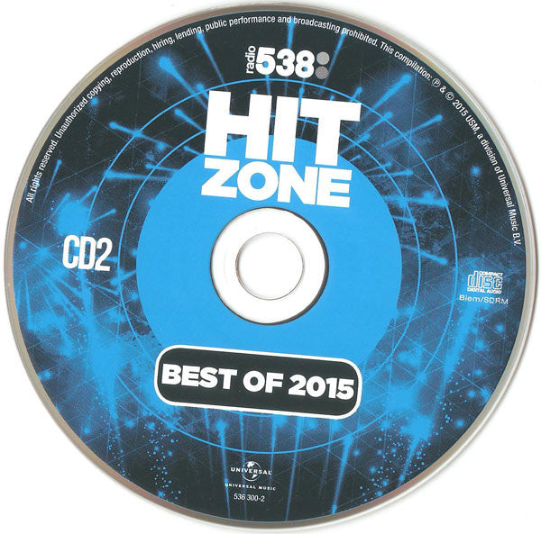 Various : Radio 538 - Hitzone - Best Of 2015 (2xCD, Comp)