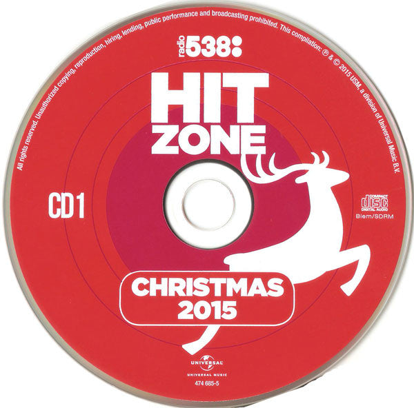 Various : Hitzone Christmas 2015 (2xCD, Comp)