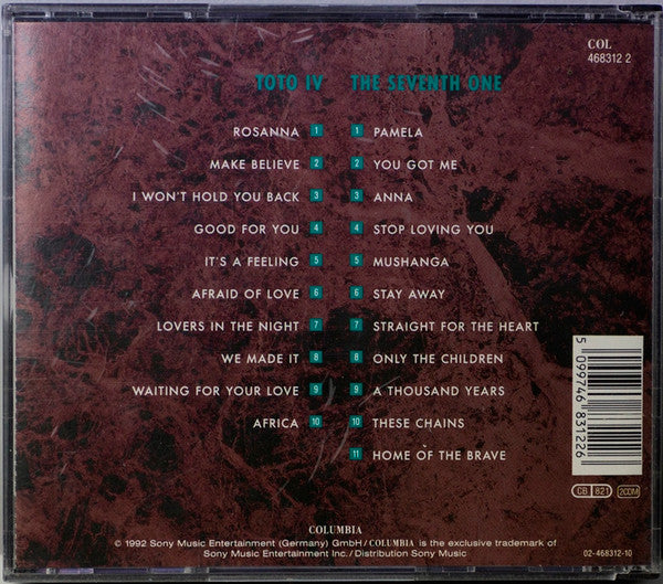 Toto : Toto IV & The Seventh One (CD, Album, RE + CD, Album, RE + Comp)
