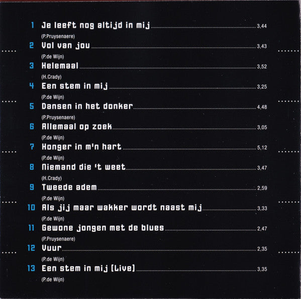 Jeroen van der Boom : Helemaal (CD, Album, RE)