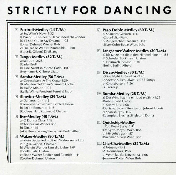 Klaus Wunderlich : Strictly For Dancing (CD, Album)