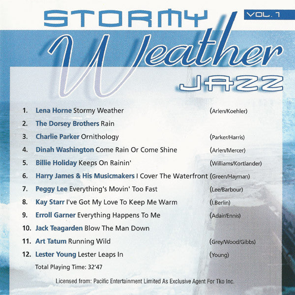 Various : Stormy Weather Jazz Vol.1 (CD, Comp)