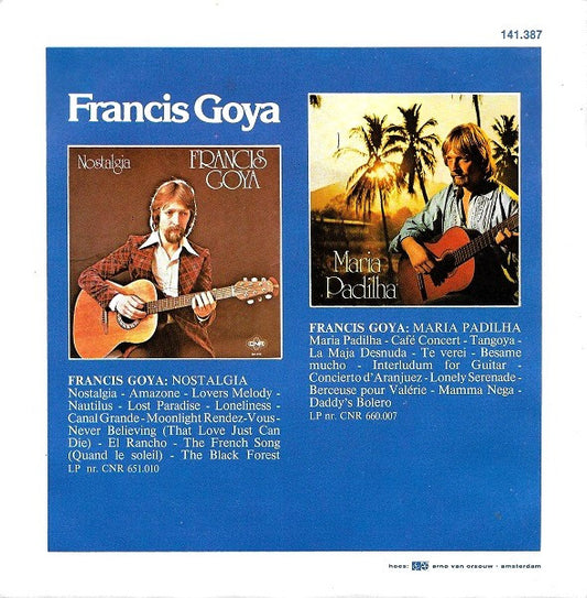 Francis Goya : Café Concert (7", Single)