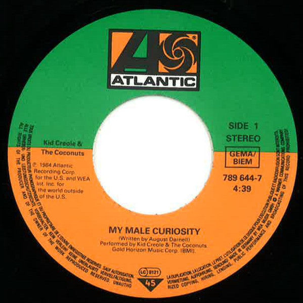 Kid Creole And The Coconuts / Mike Rutherford : My Male Curiosity / Making A Big Mistake (7", Single)