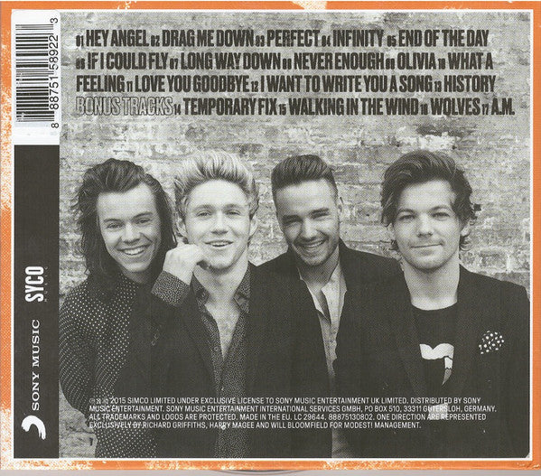 One Direction : Made In The A.M. (CD, Album, Dlx, Dig)