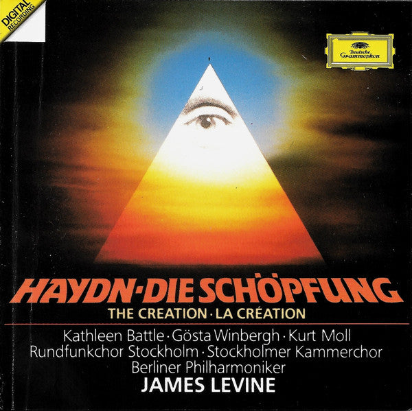 Joseph Haydn, Kathleen Battle, Gösta Winbergh, Kurt Moll, Radiokören, Kammarkören, Berliner Philharmoniker, James Levine (2) : Die Schöpfung = The Creation = La Création (2xCD, Album)