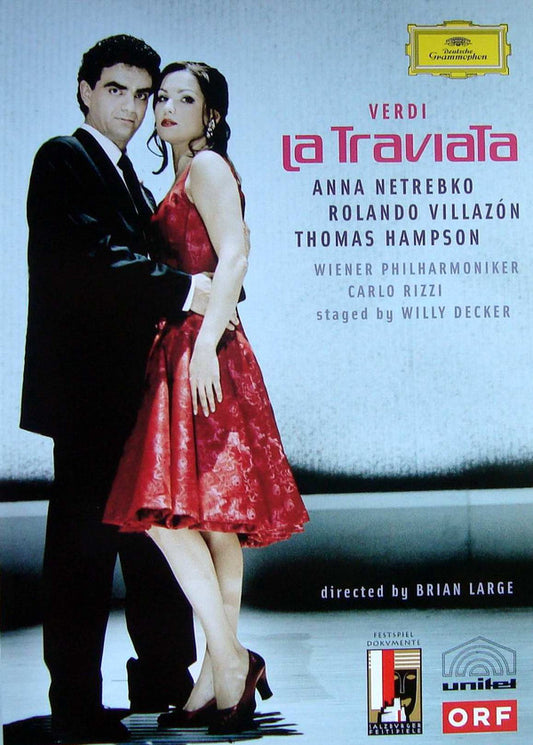 Giuseppe Verdi / Anna Netrebko, Rolando Villazón, Thomas Hampson, Wiener Philharmoniker, Carlo Rizzi, Willy Decker, Brian Large : La Traviata (DVD-V, Multichannel, NTSC)