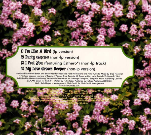 Nelly Furtado : I'm Like A Bird (CD, Maxi)