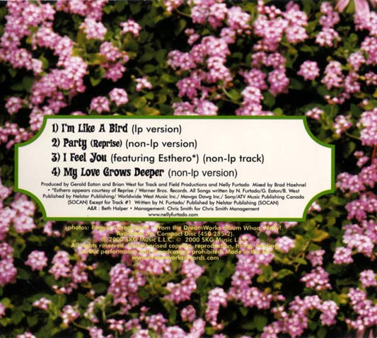 Nelly Furtado : I'm Like A Bird (CD, Maxi)