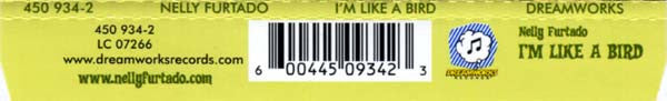 Nelly Furtado : I'm Like A Bird (CD, Maxi)