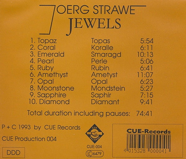 Joerg Strawe : Jewels (CD, Album)
