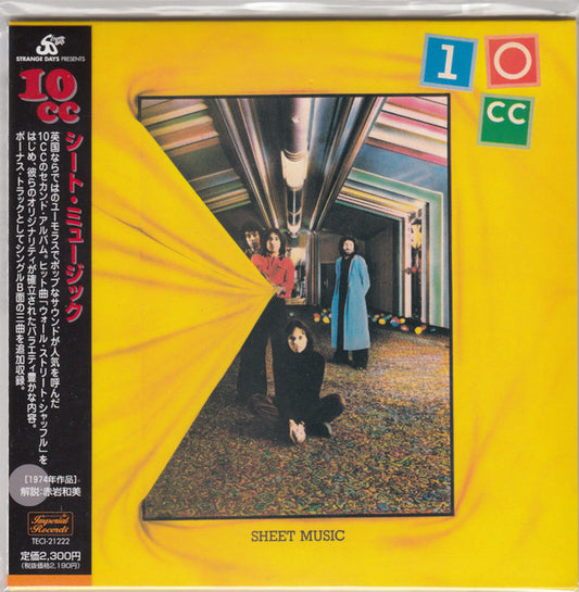 10cc : Sheet Music (CD, Album, Ltd, RE, Pap)