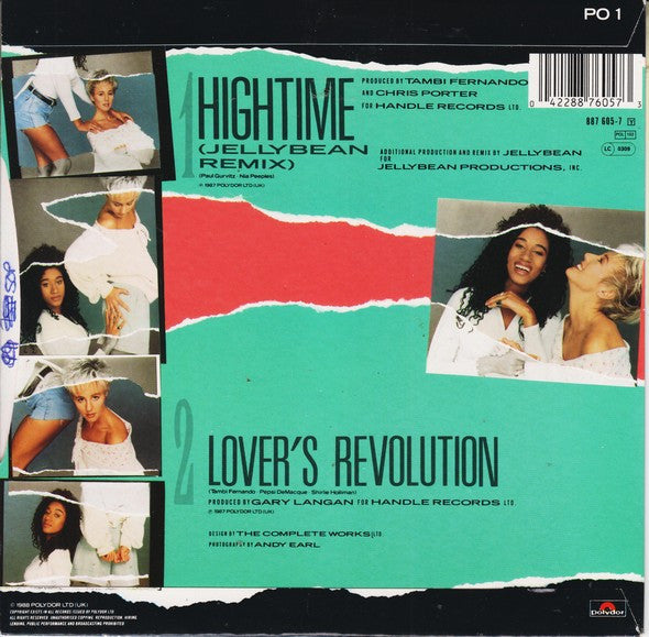 Pepsi & Shirlie : Hightime (7")