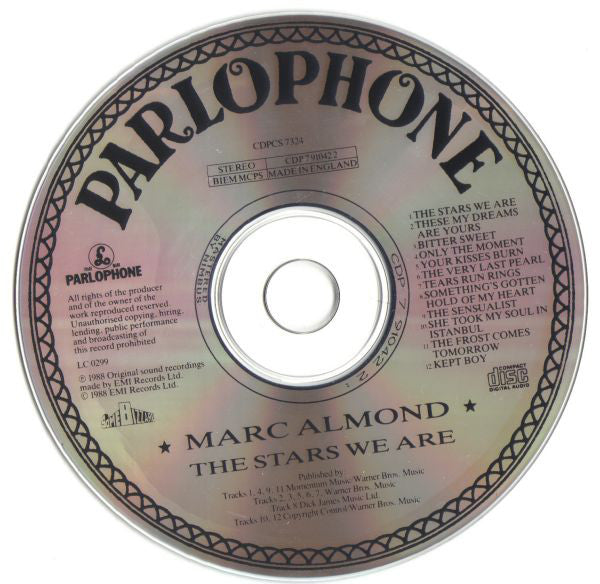 Marc Almond : The Stars We Are (CD, Album)