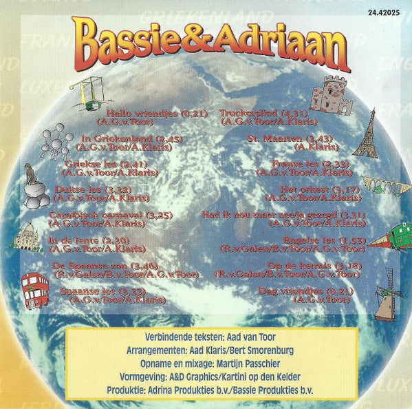 Bassie & Adriaan : Reizen & Zingen Met  (CD, Comp)