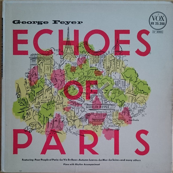 George Feyer : Echoes Of Paris (LP, Album, RE)