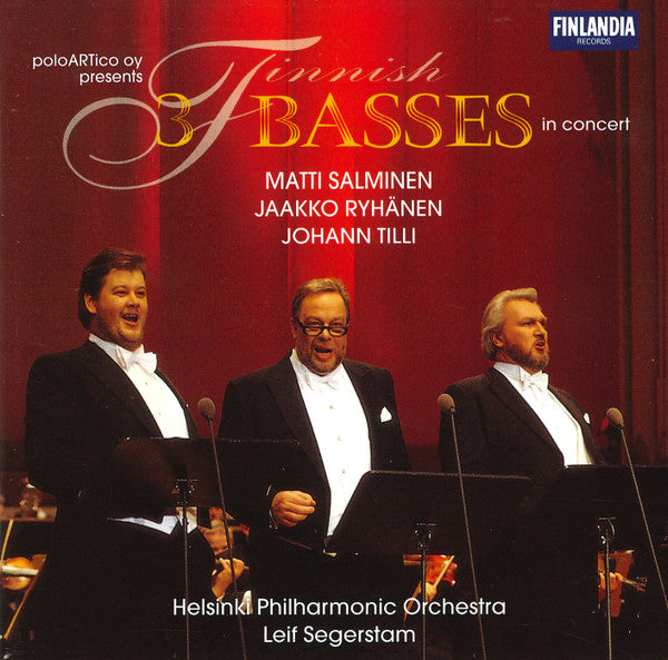 Matti Salminen (2) • Jaakko Ryhänen • Johann Tilli, Helsinki Philharmonic Orchestra / Leif Segerstam : 3 Finnish Basses In Concert (CD, Album)