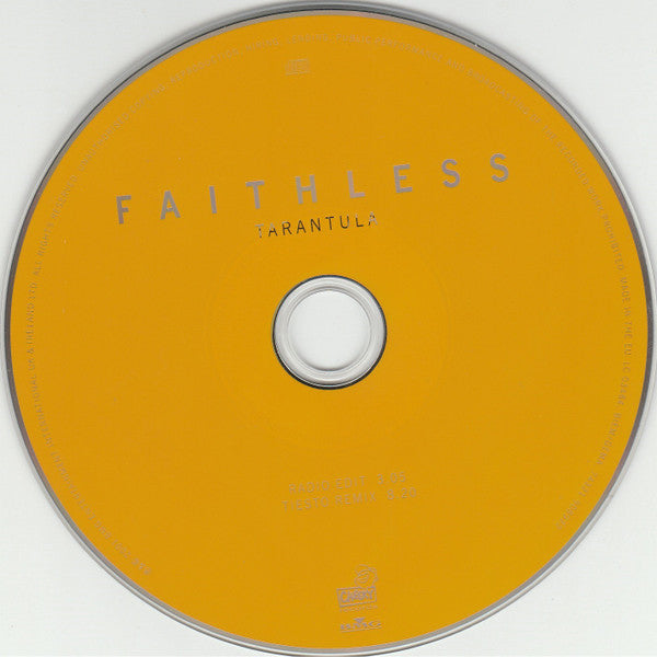 Faithless : Tarantula (CD, Single)