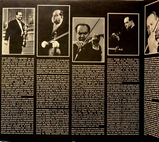 David Oistrach - Johann Sebastian Bach  /  Wolfgang Amadeus Mozart : Violin Concerto In A / Violin Concerto No. 3 (LP, Comp)