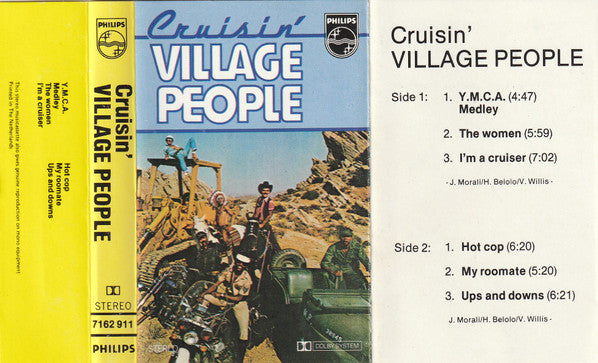 Village People : Cruisin' (Cass, Album, P/Mixed)