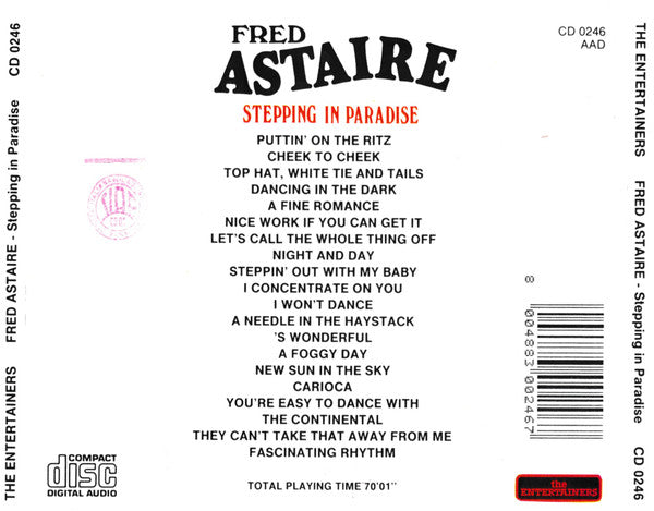 Fred Astaire : Stepping In Paradise (CD, Comp)