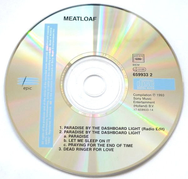Meat Loaf : Paradise By The Dashboard Light (CD, Maxi)