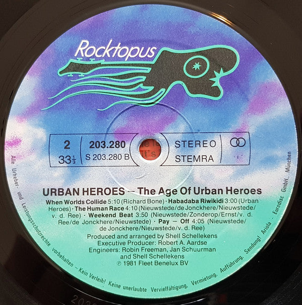 Urban Heroes : The Age Of Urban Heroes (LP, Album)