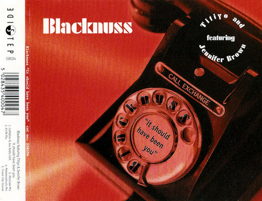 Blacknuss : It Should Have Been You (CD, Single)