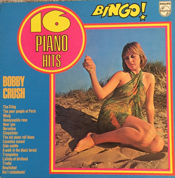 Bobby Crush : 16 Piano Hits By Bobby Crush (LP)