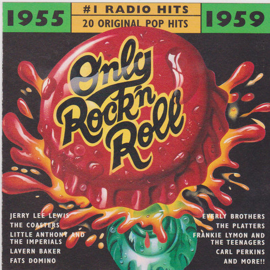 Various : #1 Radio Hits, 1955-1959, Only Rock 'N Roll (CD, Comp)