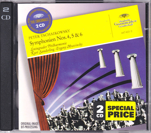 Pyotr Ilyich Tchaikovsky - Leningrad Philharmonic Orchestra · Kurt Sanderling · Evgeny Mravinsky : Symphonien Nos. 4, 5 & 6 (2xCD, Comp, Mono, RE, RM)