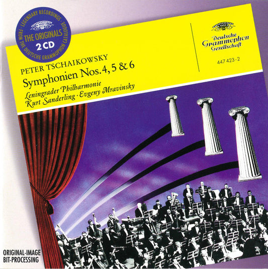 Pyotr Ilyich Tchaikovsky - Leningrad Philharmonic Orchestra · Kurt Sanderling · Evgeny Mravinsky : Symphonien Nos. 4, 5 & 6 (2xCD, Comp, Mono, RE, RM)