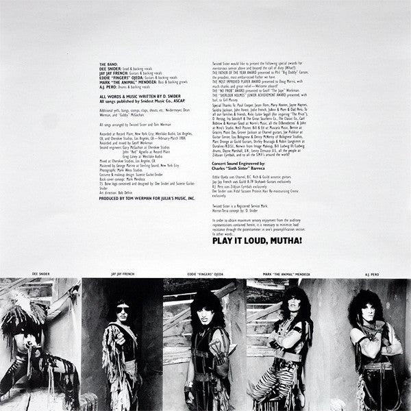Twisted Sister : Stay Hungry (LP, Album, Ltd, Num, RE, Bla)