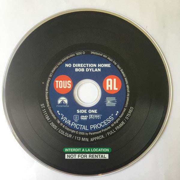Bob Dylan, Martin Scorsese : No Direction Home: Bob Dylan (A Martin Scorsese Picture) (2xDVD-V, PAL)