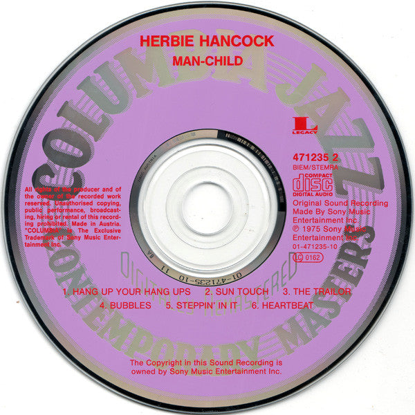 Herbie Hancock : Man-Child (CD, Album, RE, RM, RP)