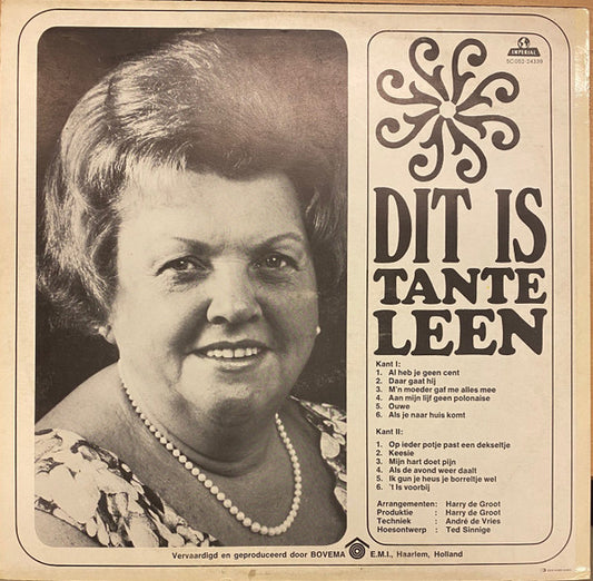 Tante Leen : Dit Is Tante Leen (LP)