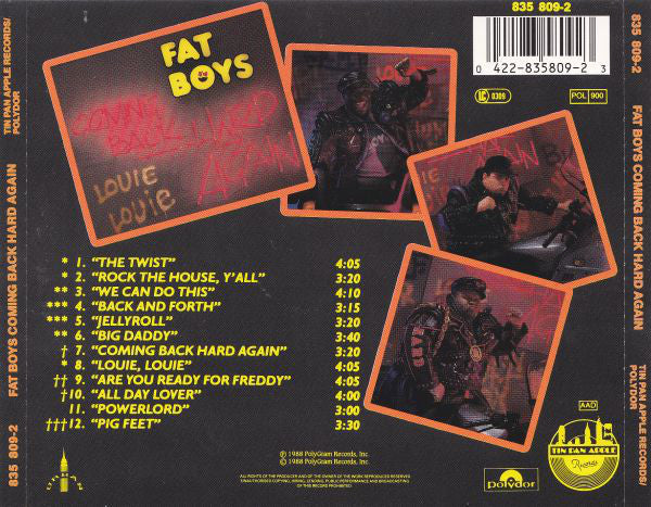 Fat Boys : Coming Back Hard Again (CD, Album)