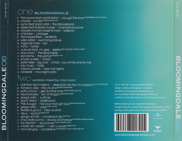 Various : Bloomingdale 06 (2xCD, Mixed)