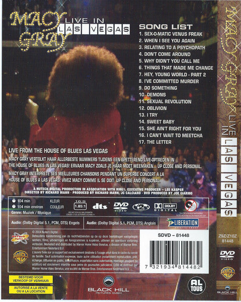 Macy Gray : Live In Las Vegas (DVD-V)
