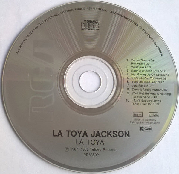 La Toya Jackson : La Toya (CD, Album)