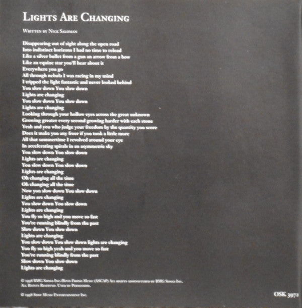 Mary Lou Lord : Lights Are Changing (CD, Single, Promo)