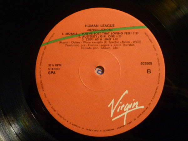 The Human League : Reproduction (LP, Album, RE)