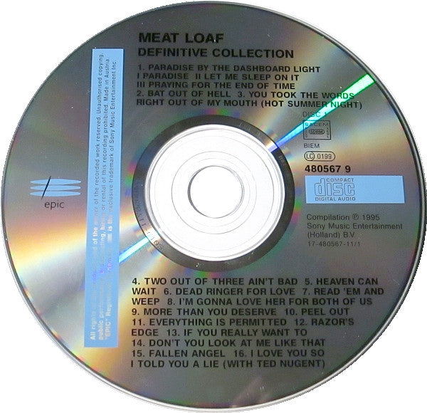 Meat Loaf : Definitive Collection (CD, Comp)