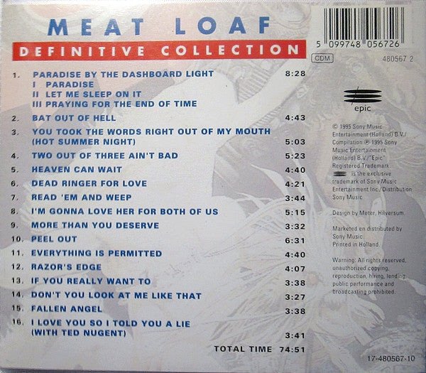 Meat Loaf : Definitive Collection (CD, Comp)